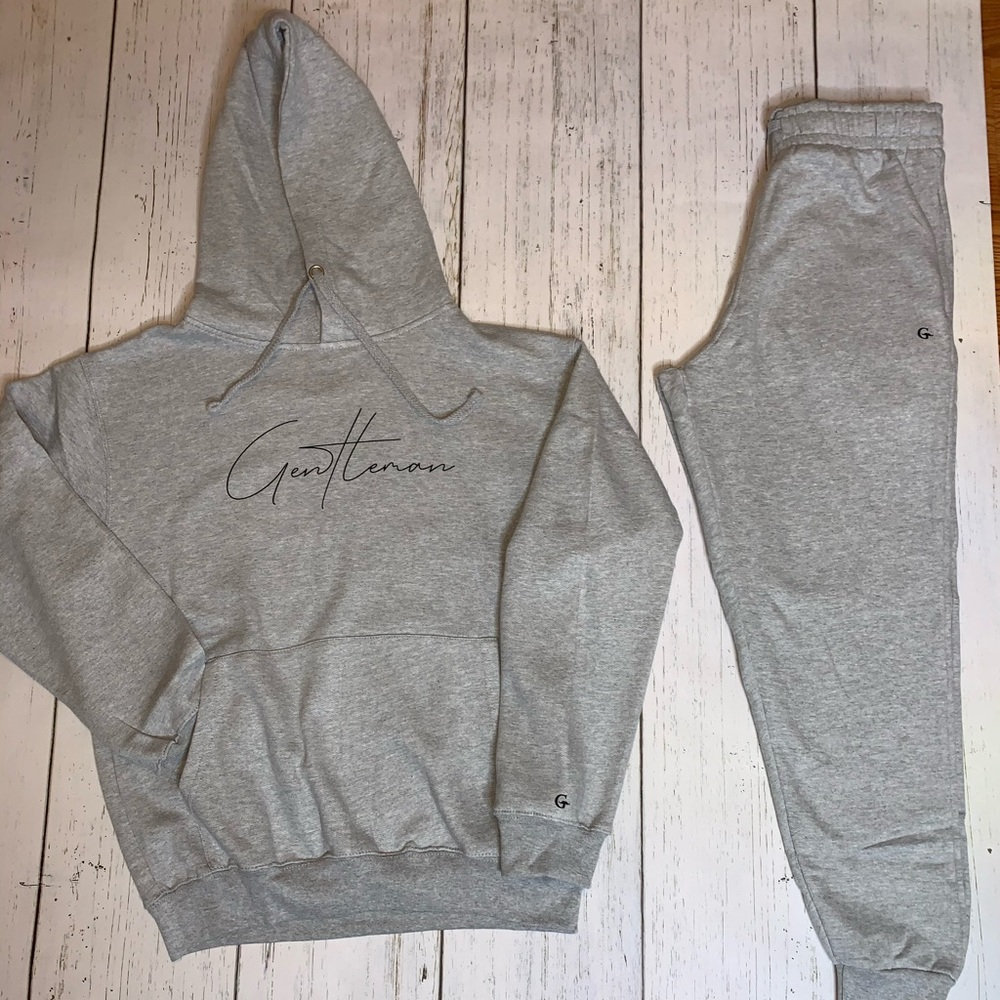 Gentleman Apparels Grey Sweatsuit - Signature Logo